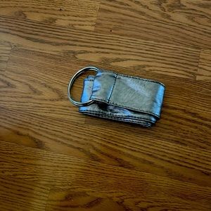 Silver/Greenest color belt L/XL